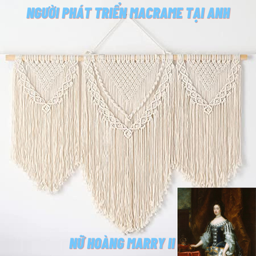 Macrame là gì? Khái niệm, định nghĩa, nguồn gốc xuất xứ đầy đủ nhất 2022 - Macrame Việt Nam - Background wedding, Decor homestay - Hình 1