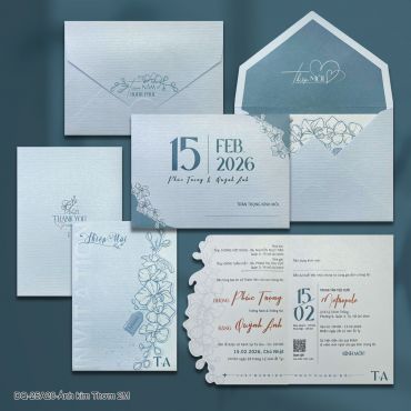 In Thiệp Cưới Số Lượng Ít - In Thiệp Cưới Ngọc Diễm - Hình 29