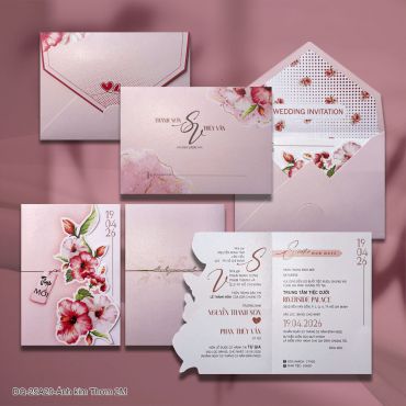 In Thiệp Cưới Số Lượng Ít - In Thiệp Cưới Ngọc Diễm - Hình 30