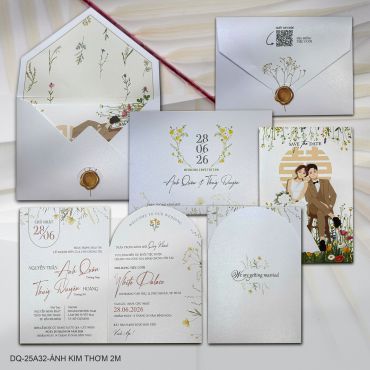 In Thiệp Cưới Số Lượng Ít - In Thiệp Cưới Ngọc Diễm - Hình 31