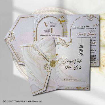 In Thiệp Cưới Số Lượng Ít - In Thiệp Cưới Ngọc Diễm - Hình 32