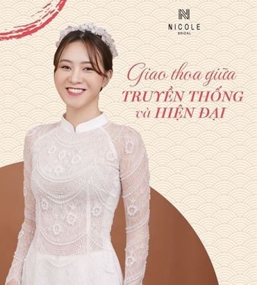 MAY ĐO - CHO THUÊ ÁO DÀI CÔ DÂU - Váy cưới Nicole Bridal - Hình 1