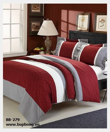 Những bộ chăn ga gối màu đỏ ấm áp cho phòng ngủ - Búp Bông - Hình 17