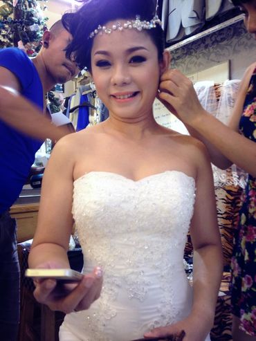 Minh hoa make up co dau thuc te ngay cuoi - Stephen Lee Makeup Studio - Hình 11