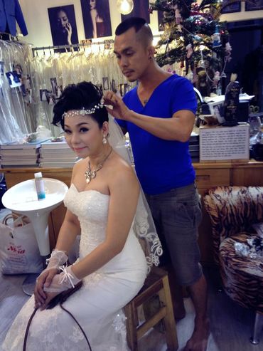 Minh hoa make up co dau thuc te ngay cuoi - Stephen Lee Makeup Studio - Hình 6