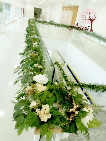 Trang trí nhà hàng Vạn Hoa Cầu Giấy - Arius Wedding &amp; Flower - Hình 13