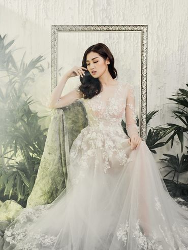 Á hậu Tú Anh đẹp thuần khiết trong BST váy cưới 2017 của Hacchic Bridal - Hacchic Bridal - Hình 17