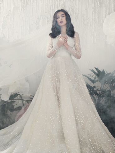 Á hậu Tú Anh đẹp thuần khiết trong BST váy cưới 2017 của Hacchic Bridal - Hacchic Bridal - Hình 5