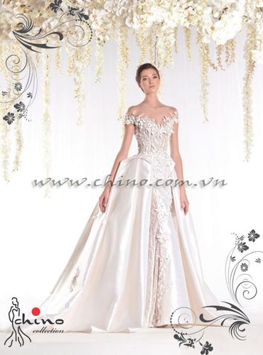 những mẫu áo cưới ,đắp ren 3D đẹp nhất 2015 - Chino_Bridal - Hình 13