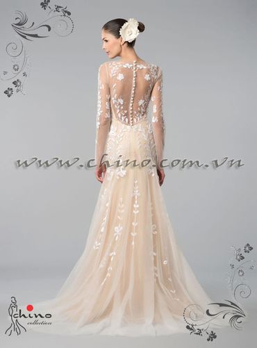 những mẫu áo cưới ,đắp ren 3D đẹp nhất 2015 - Chino_Bridal - Hình 10