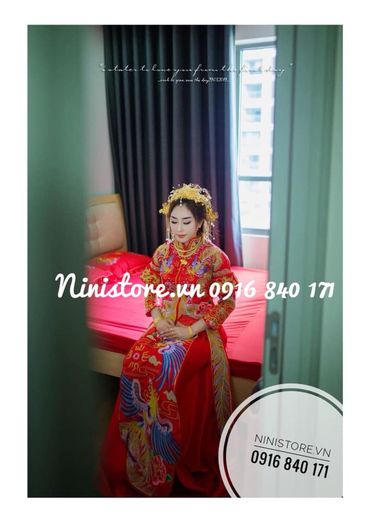 Cho thuê áo khỏa cổ Trang Trung Hoa - ảnh thật của Khách - NiNi Store - Hình 16