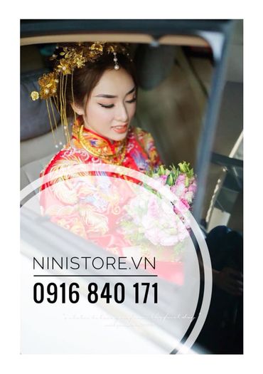 Cho thuê áo khỏa cổ Trang Trung Hoa - ảnh thật của Khách - NiNi Store - Hình 3