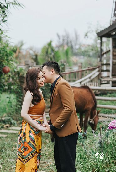 Cảnh tưởng gạnh tỵ của cặp đôi chụp ở phim trường Alibaba - Luxury Wedding Quận Phú Nhuận - Hình 5