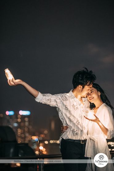 Album ảnh cưới đẹp Cafe trill và phim trường santorini pack - Mimosa Wedding - Hình 34
