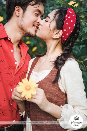 Album ảnh cưới đẹp Cafe trill và phim trường santorini pack - Mimosa Wedding - Hình 33