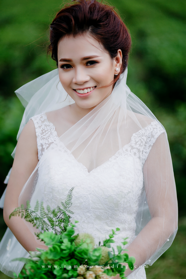 Tươi mát với bộ ảnh cưới đồi chè Đông Giang - NamDoo Wedding Studio - Hình 5