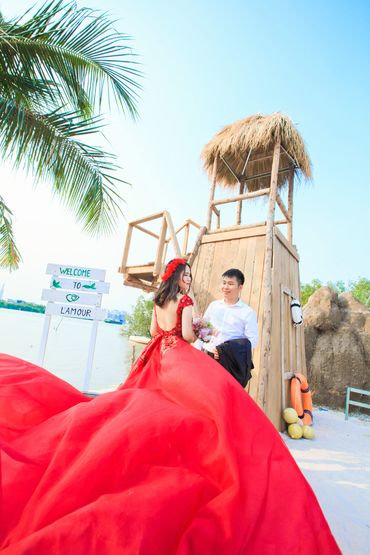 chụp hình cưới phim trường - ngoại cảnh - Ruby Studio - Nhà Bè - Hình 2