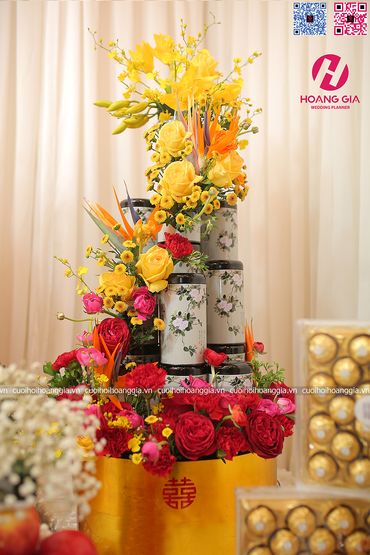 TRÁP ĂN HỎI SƠN MÀI 4 - Hoàng Gia Wedding planner - Hình 7