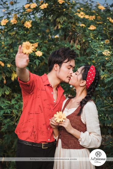Album ảnh cưới đẹp Cafe trill và phim trường santorini pack - Mimosa Wedding - Hình 20