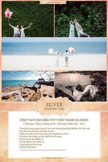 Gói Silver - Đà Nẵng - TuArt Wedding Đà Nẵng - Hình 1