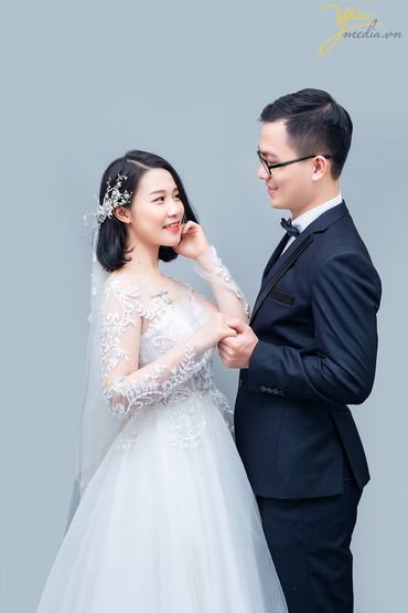 CHỤP ẢNH CƯỚI TRONG STUDIO ĐƠN GIẢN MÀ ĐẸP: CẶP BẢO - SƯƠNG - Yêu Media - Hình 8