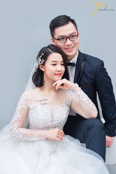 CHỤP ẢNH CƯỚI TRONG STUDIO ĐƠN GIẢN MÀ ĐẸP: CẶP BẢO - SƯƠNG - Yêu Media - Hình 19