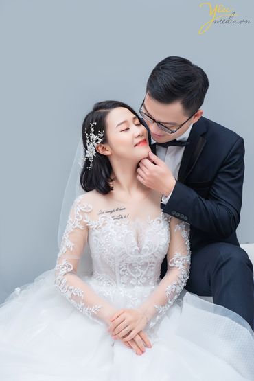 CHỤP ẢNH CƯỚI TRONG STUDIO ĐƠN GIẢN MÀ ĐẸP: CẶP BẢO - SƯƠNG - Yêu Media - Hình 10