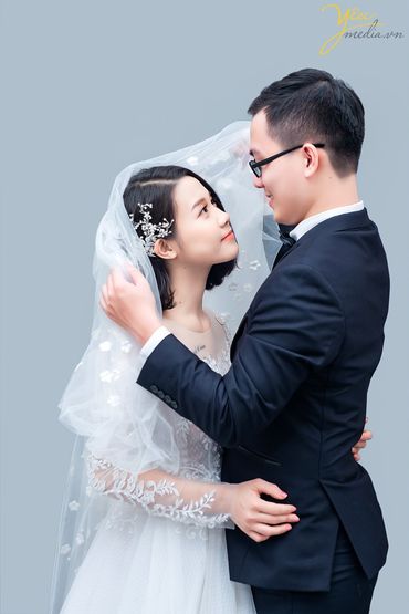 CHỤP ẢNH CƯỚI TRONG STUDIO ĐƠN GIẢN MÀ ĐẸP: CẶP BẢO - SƯƠNG - Yêu Media - Hình 15