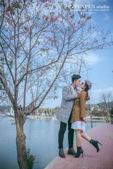 Ảnh cưới Đà Lạt mùa hoa anh đào - PENPEN Studio - Hình 5