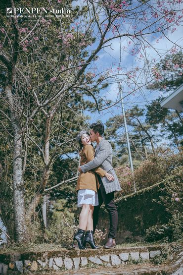 Ảnh cưới Đà Lạt mùa hoa anh đào - PENPEN Studio - Hình 8