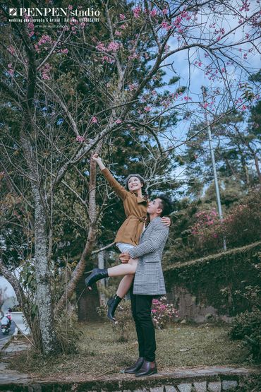 Ảnh cưới Đà Lạt mùa hoa anh đào - PENPEN Studio - Hình 10