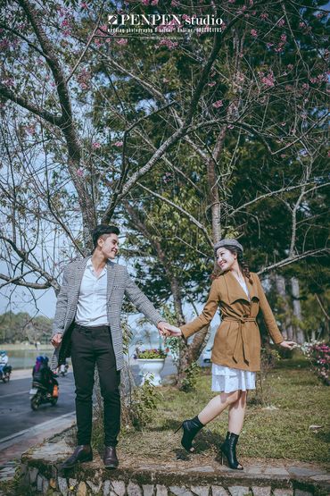 Ảnh cưới Đà Lạt mùa hoa anh đào - PENPEN Studio - Hình 15