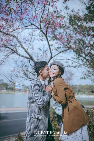 Ảnh cưới Đà Lạt mùa hoa anh đào - PENPEN Studio - Hình 6