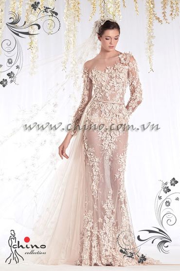 những mẫu áo cưới ,đắp ren 3D đẹp nhất 2015 - Chino_Bridal - Hình 7