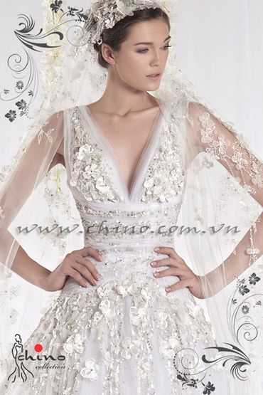 những mẫu áo cưới ,đắp ren 3D đẹp nhất 2015 - Chino_Bridal - Hình 6