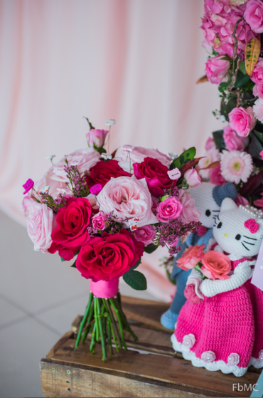 Trang trí tiệc cưới chủ đề Hello Kitty - Flowers by Minh Châu - Tây Ninh - Hình 3