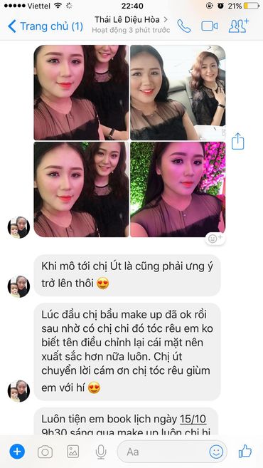 Phản hồi của khách hàng - Makeup Út Studio - Hình 45