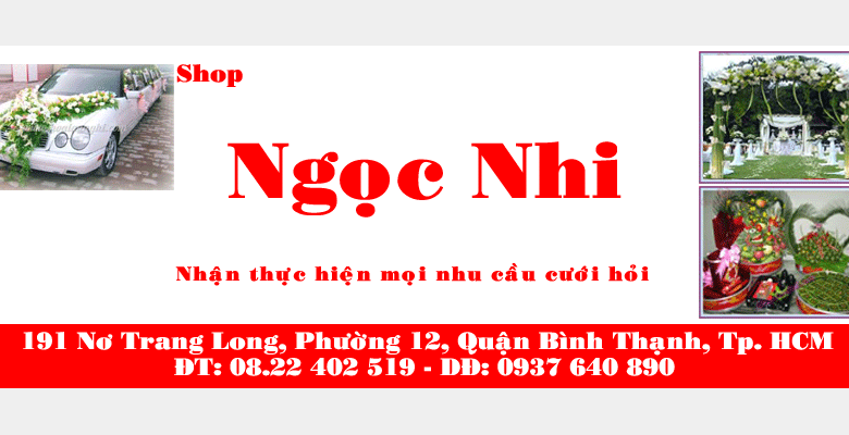 Dịch vụ cưới trọn gói Ngọc Nhi - Quận Bình Thạnh - Thành phố Hồ Chí Minh - Hình 4