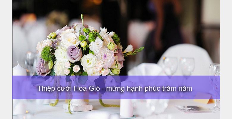 Thiệp cưới Hoa Gió - Quận Gò Vấp - Thành phố Hồ Chí Minh - Hình 1