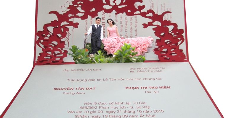 Wedding invitation - THIEPCUOIMAUMOI.COM - Quận 4 - Thành phố Hồ Chí Minh - Hình 4