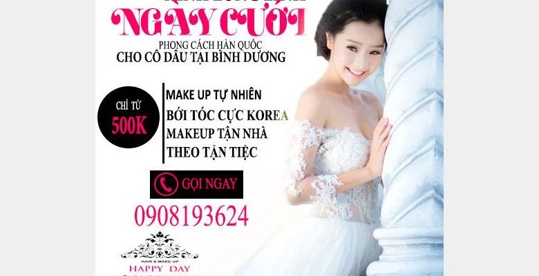 Happyday Makeup - Thành phố Thuận An - Tỉnh Bình Dương - Hình 1