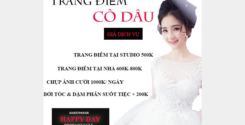Happyday Makeup - Thành phố Thuận An - Tỉnh Bình Dương - Hình 3