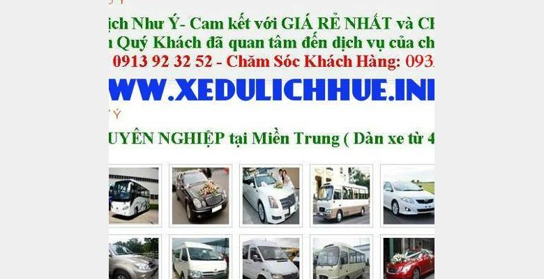 Như Ý - Cho Thuê Xe Du Lịch Tại Huế - Thành phố Huế - Tỉnh Thừa Thiên Huế - Hình 4