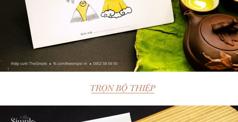 Thiệp Cưới The Simple (thesimple.vn) - Hình 1