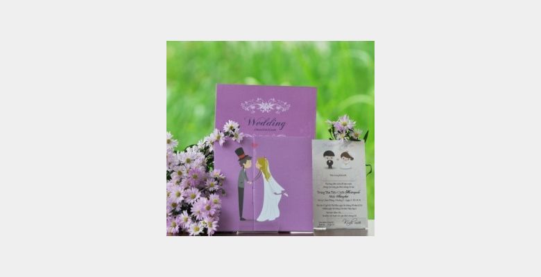 Thiệp wedding Invitations -Thiệp cưới nghệ thuật - Hình 4