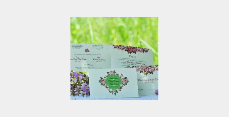 Thiệp wedding Invitations -Thiệp cưới nghệ thuật - Hình 5