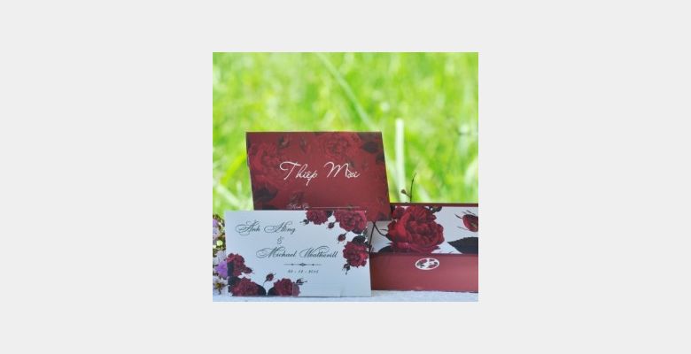 Thiệp wedding Invitations -Thiệp cưới nghệ thuật - Hình 7