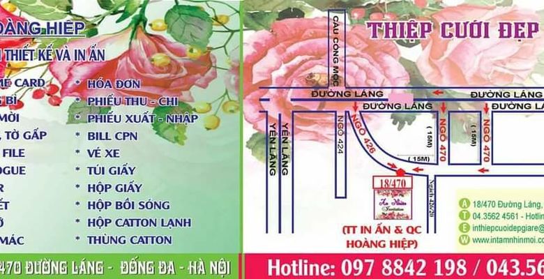 THIỆP CƯỚI AN NHIÊN - Quận Đống Đa - Thành phố Hà Nội - Hình 1