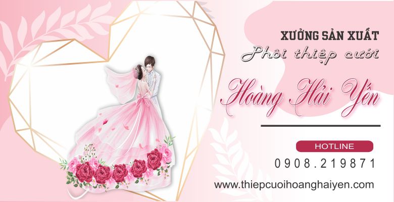 Phôi thiệp cưới Hoàng Hải Yến - Quận Tân Phú - Thành phố Hồ Chí Minh - Hình 1
